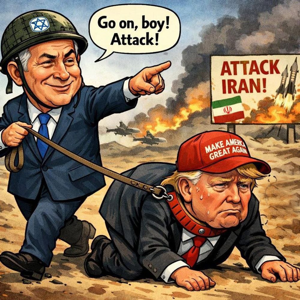The Zionists used America to launch a war against Iran...
