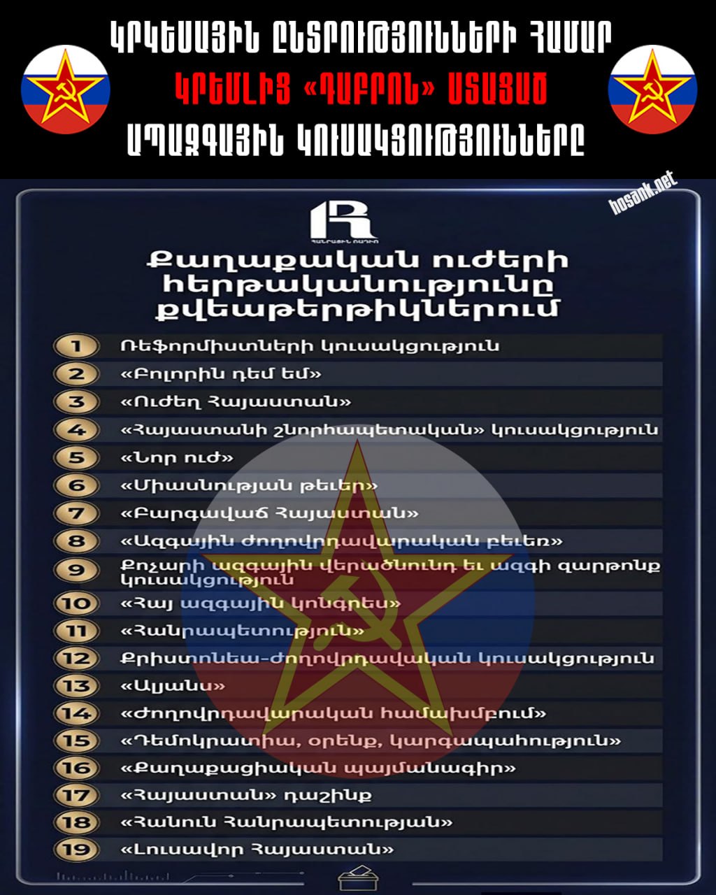 Հարյուր տոկոս համոզված եմ, որ Հայաստանում ընտրություններին մասնակցելու...
