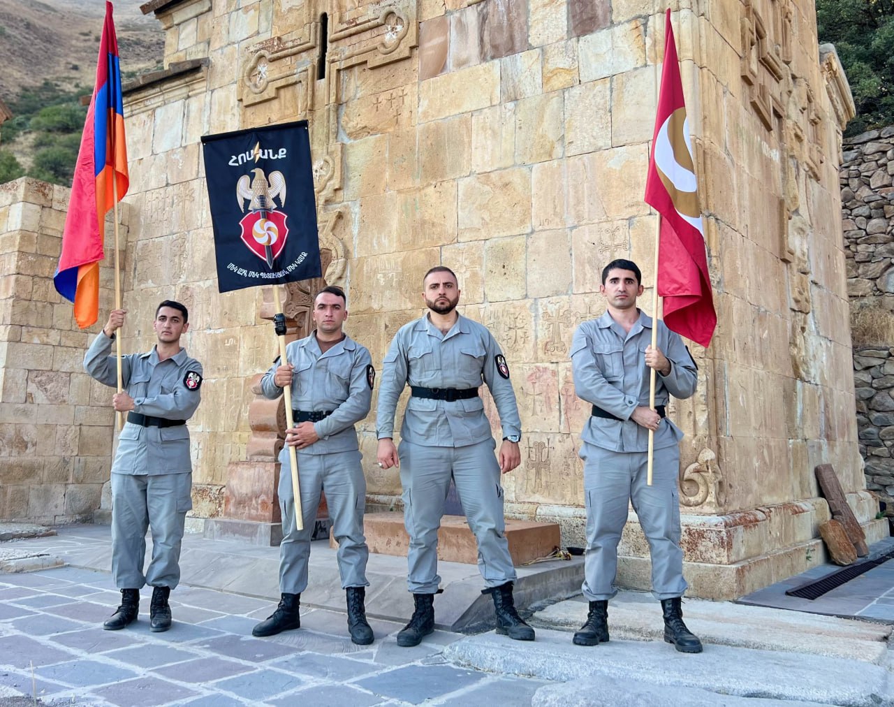 For a small national political movement in Armenia, a uniform is not just clothing...