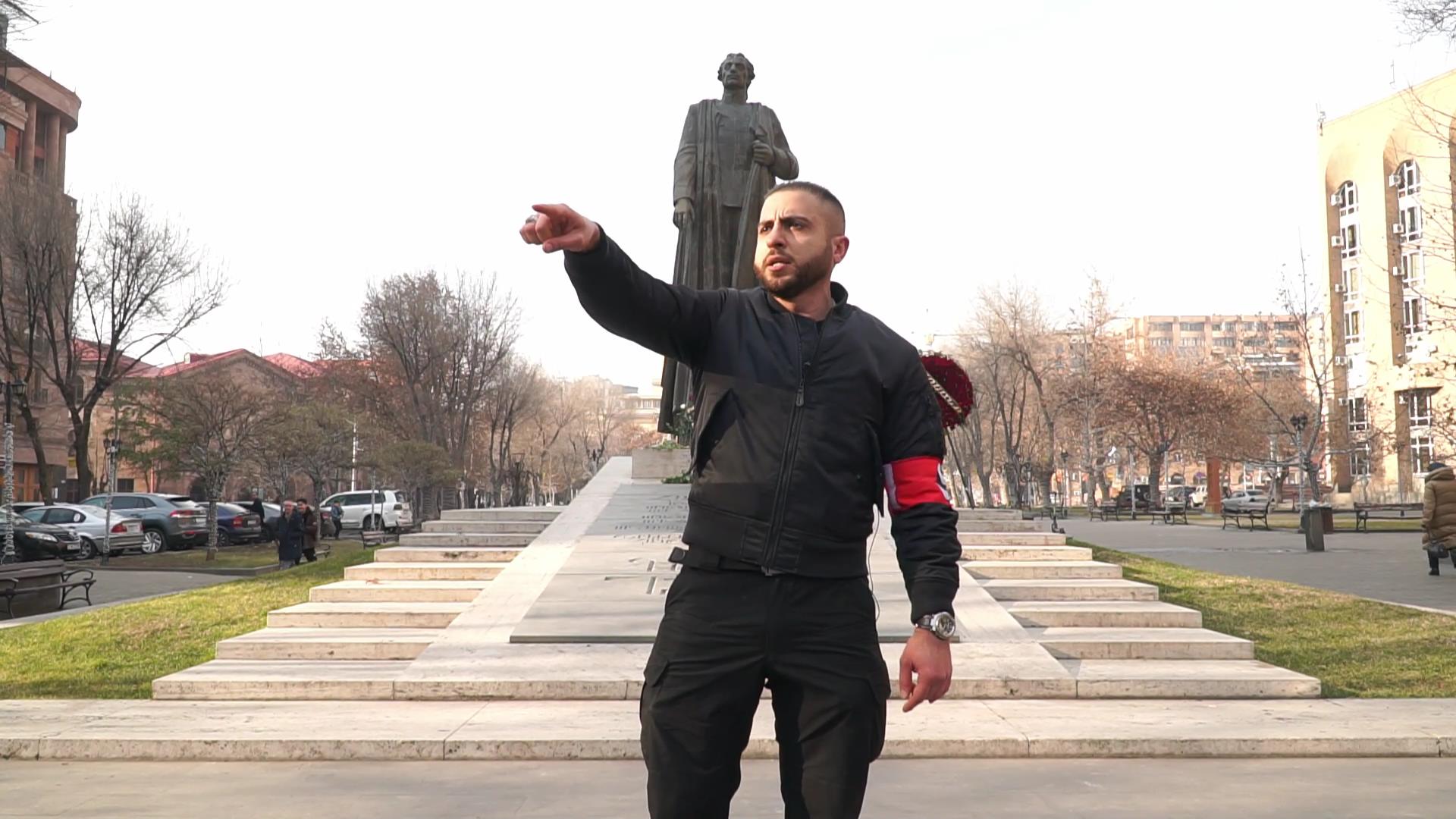 Hayk Nazaryan's first speech in front of Nzhdeh's statue with English subtitles (01-01-2024)