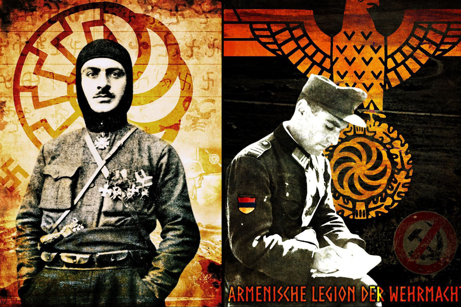 Polish nationalists from Eastern Europe ( @aryansageart ) supporting our movement made these pictures...