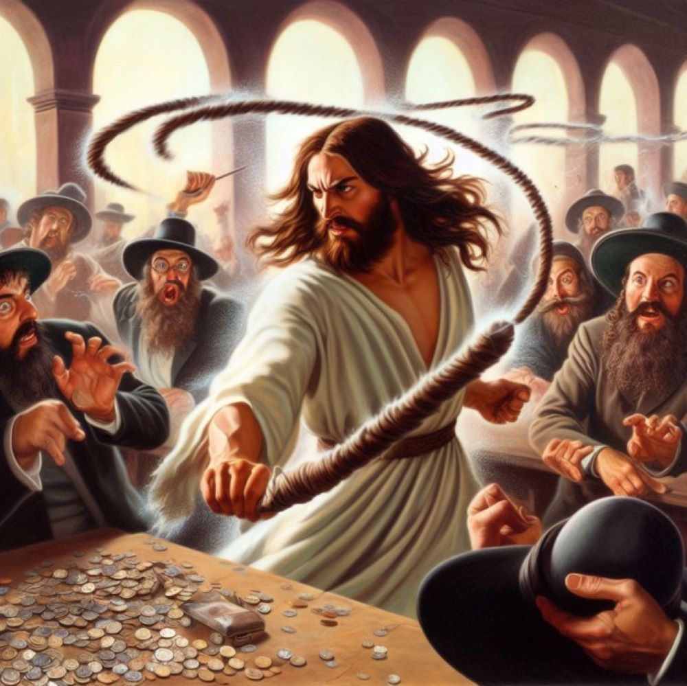 A true Christian must fight against the usurious devils children and their agenda just as the Nazarene did 2,000 years ago...