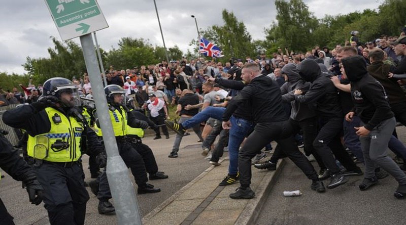 Hosank supports White nationalists in England...