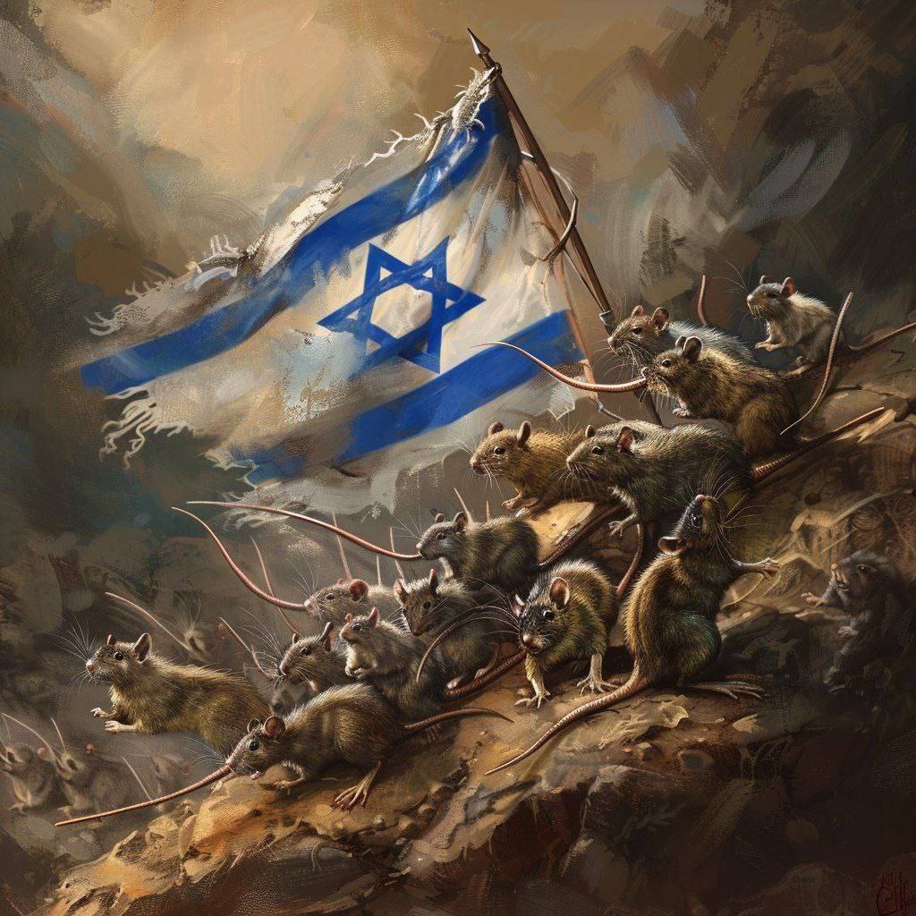 The terrorist country full of rats called Israel attacked and invaded Lebanon...