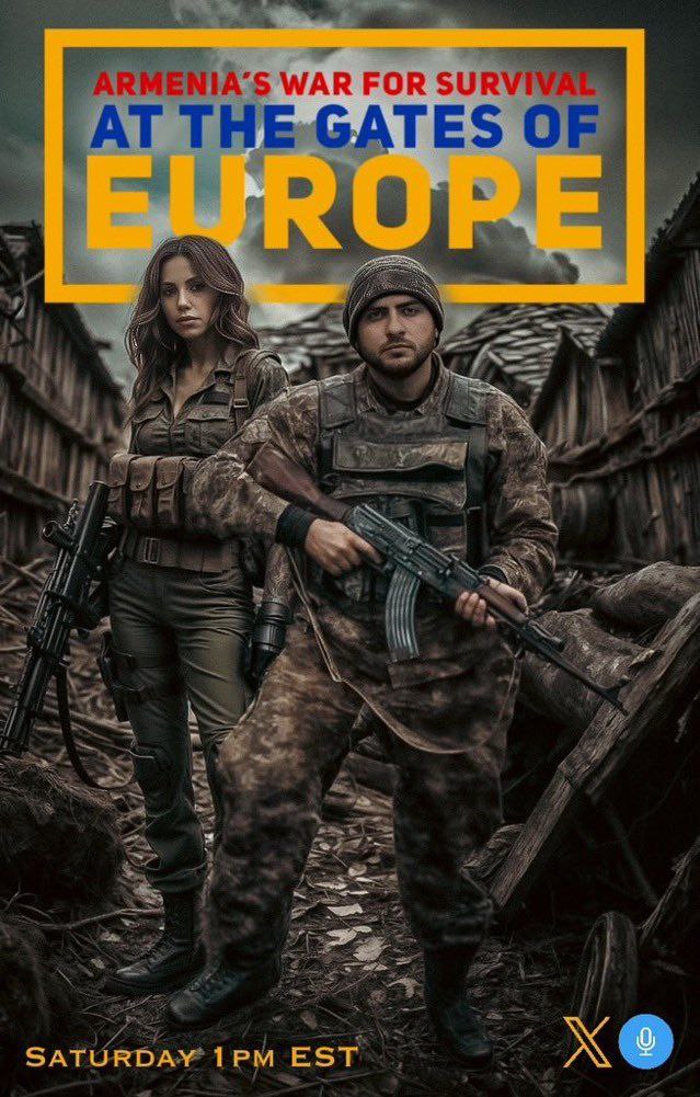 This Saturday November 9th 1pm EST I will be interviewed again by Armenian-American National Socialist "Dutchess" on X in English...