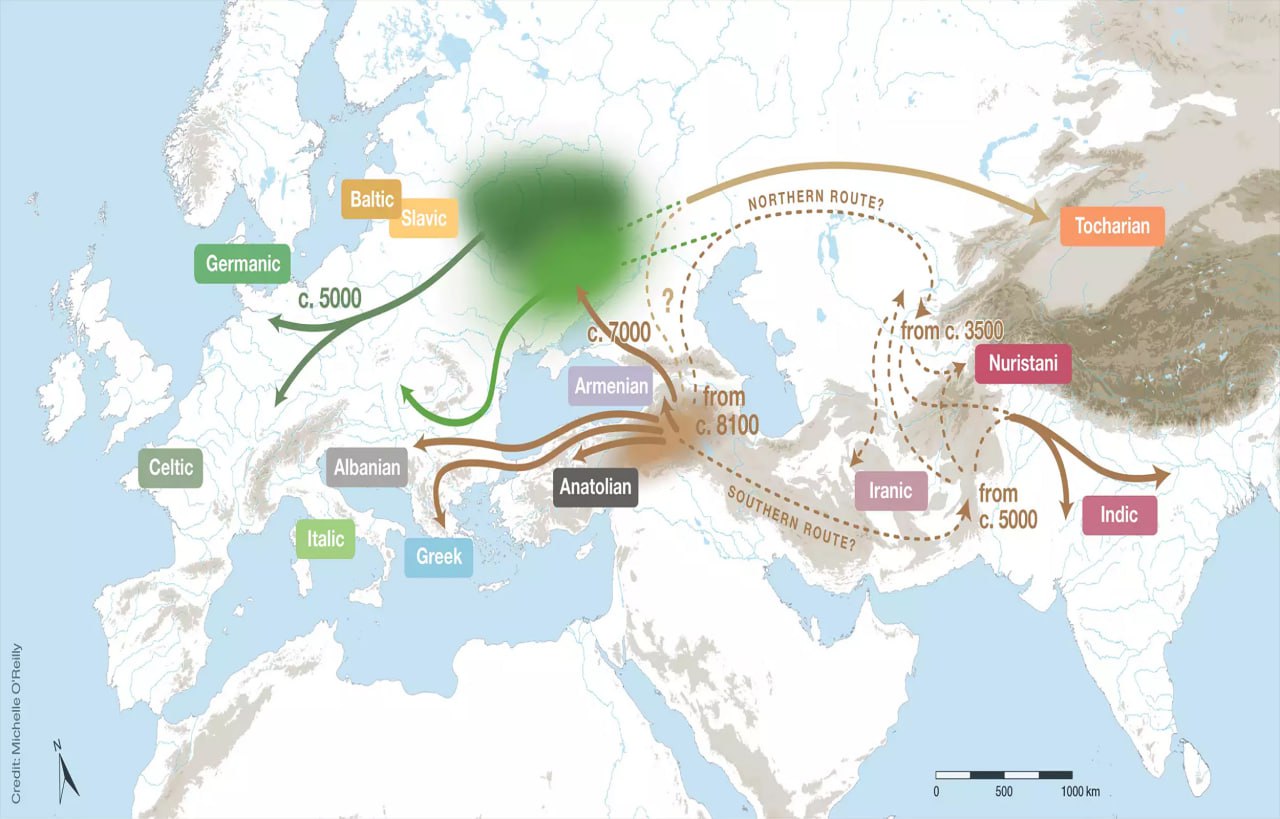 A groundbreaking new study suggests origins of Indo-European language family in the Armenian Highlands...
