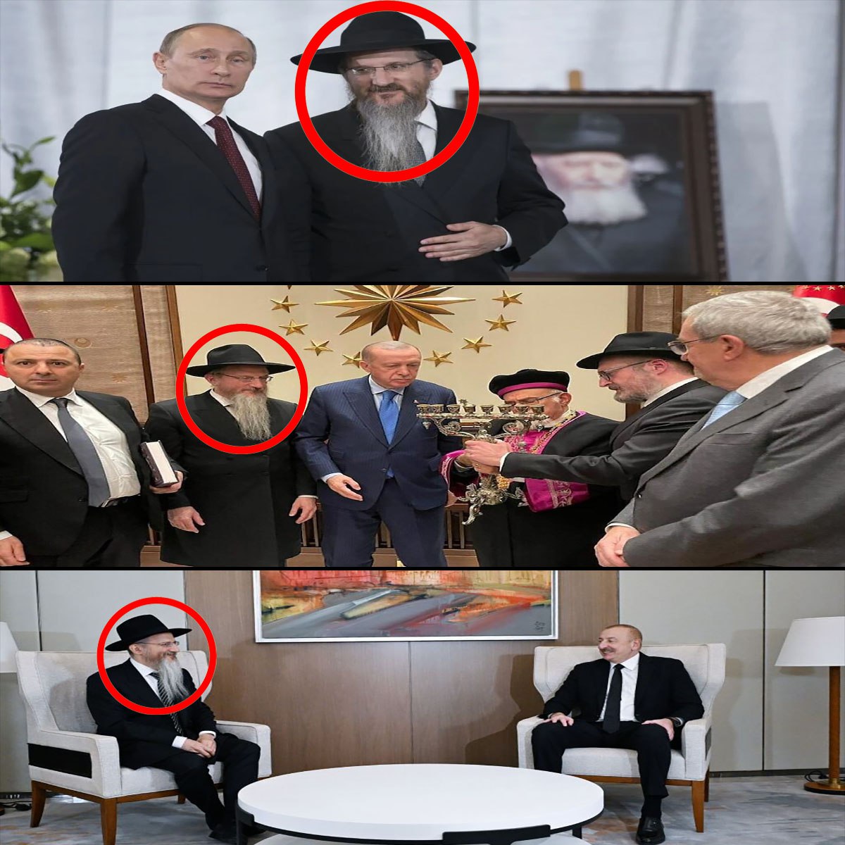 Berel Lazar, the leader of the "Chabad Lubavitch" jewish sect in Russia...