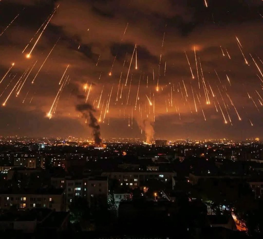 The sky of Tel Aviv...