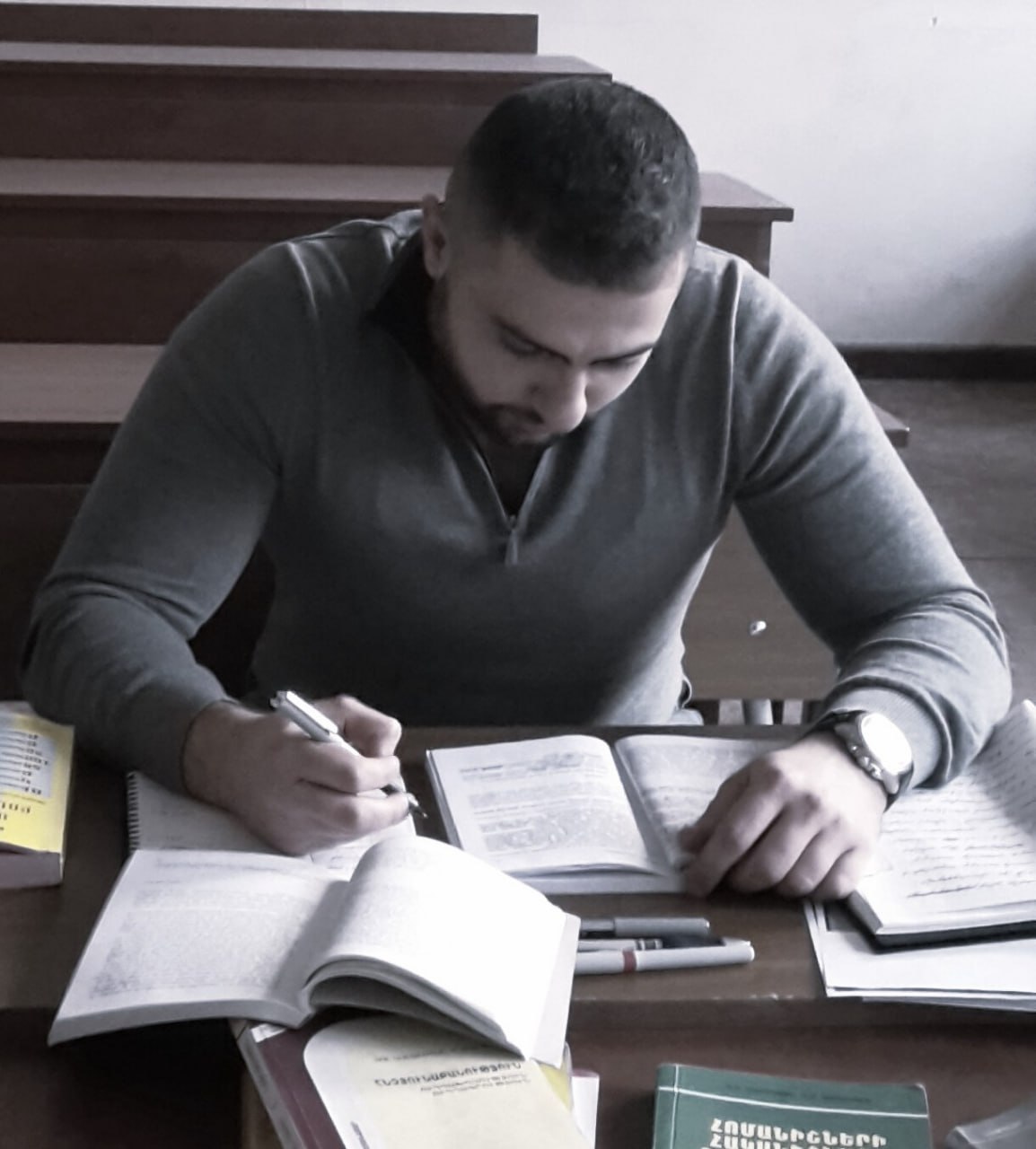I taught myself to read and write Armenian at the age of 17...