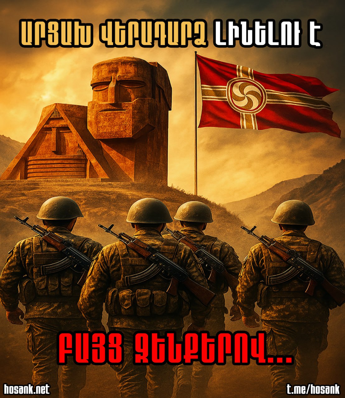 The return of Artsakh’s people to occupied Artsakh to live under Azerbaijani rule by no means “raises the Artsakh question.”...