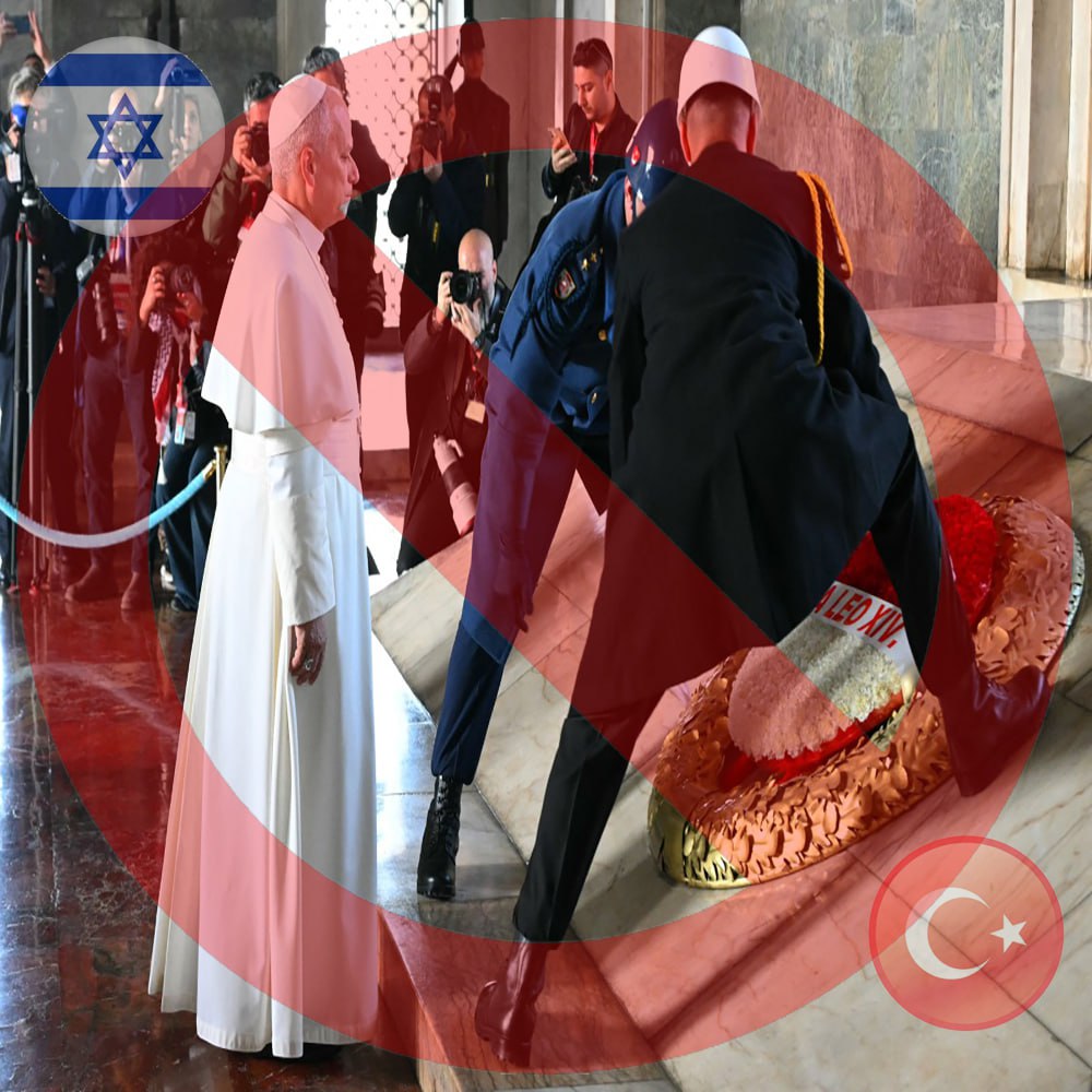 Pope Leo XIV, during his visit to Ankara, paid tribute at Atatürk's mausoleum...