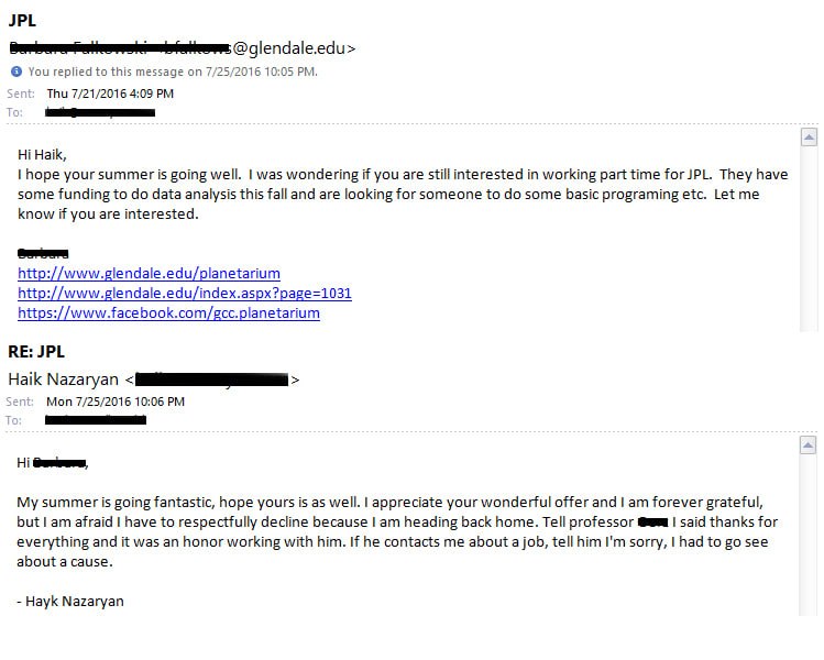 This is the job offer I received by email to work...