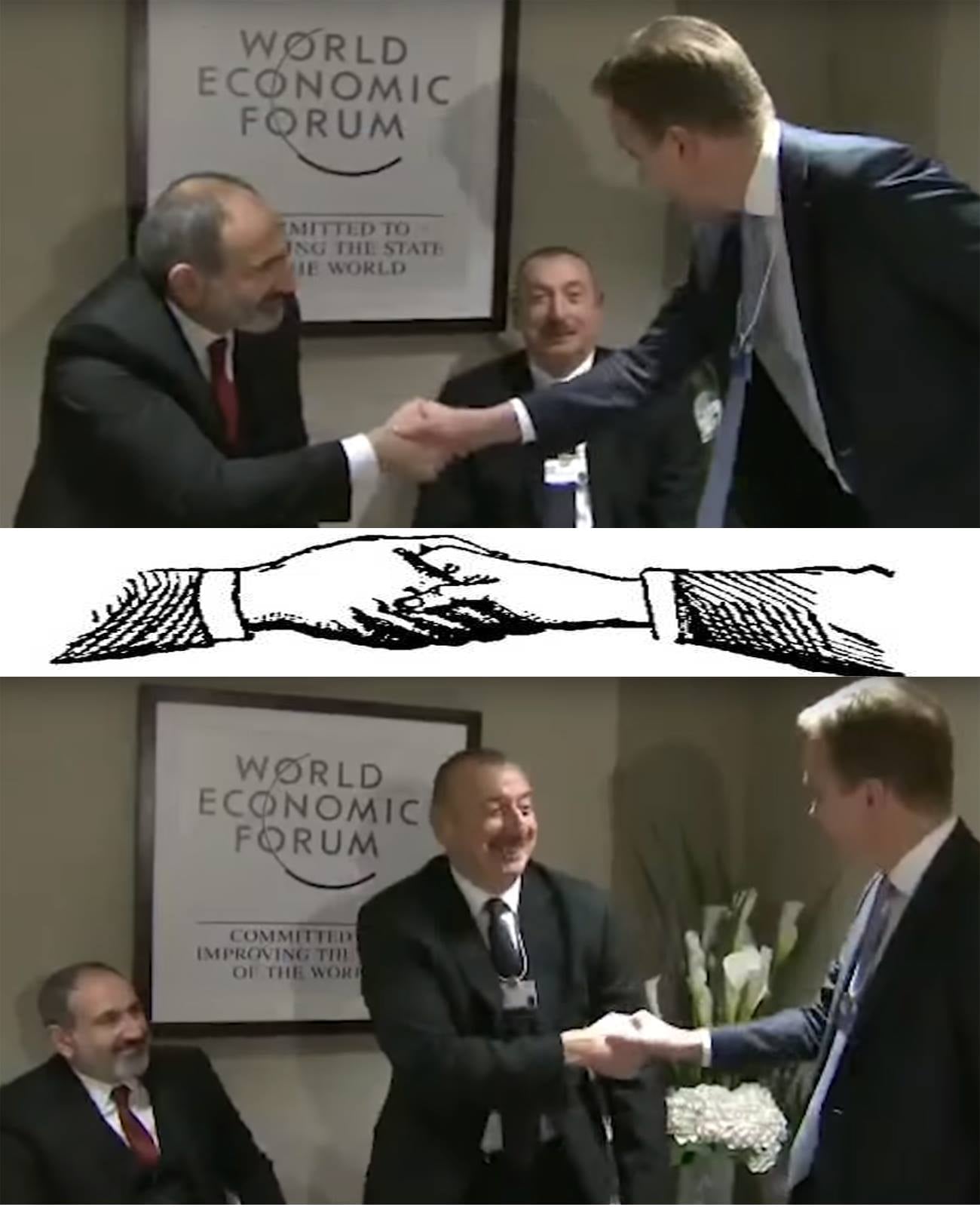 Famous Freemasonic handshake done by the most famous people in the world