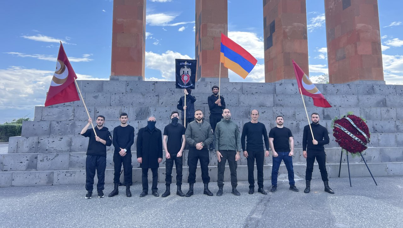 Two months ago, a small-minded servile scoundrel from Russia waved a large picture of Vladimir Putin at Sardarapat and recorded it with a drone from above...