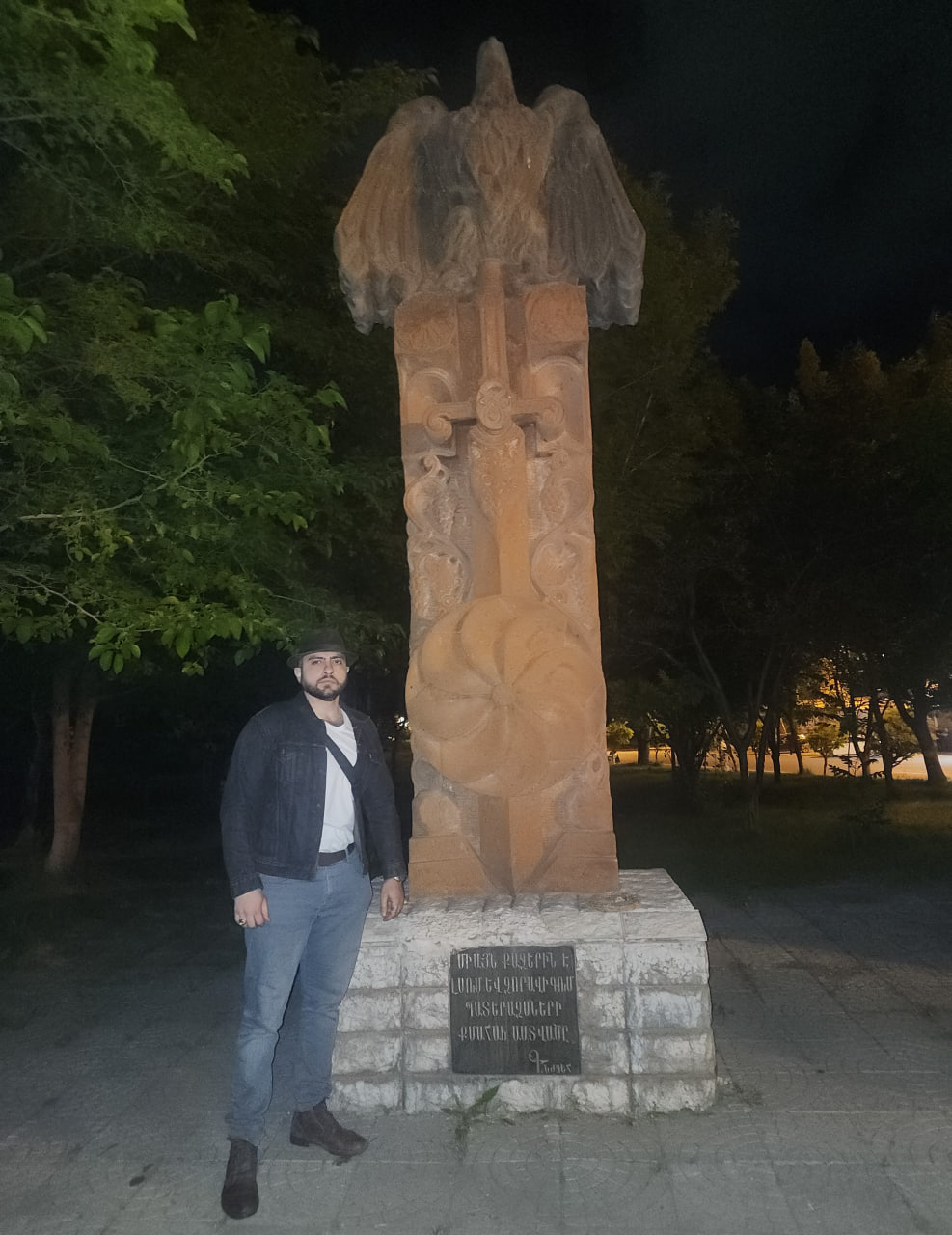 I still come across statues in different parts of Yerevan that catch my attention — like this one...