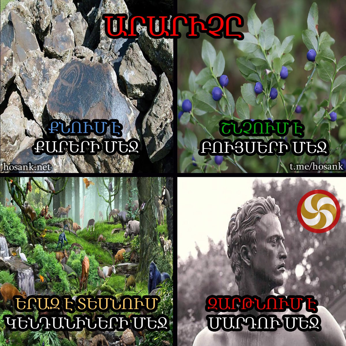 Մեր շարժումով մենք մեր ազգի մեջ կարթնացնենք արիական ոգին...